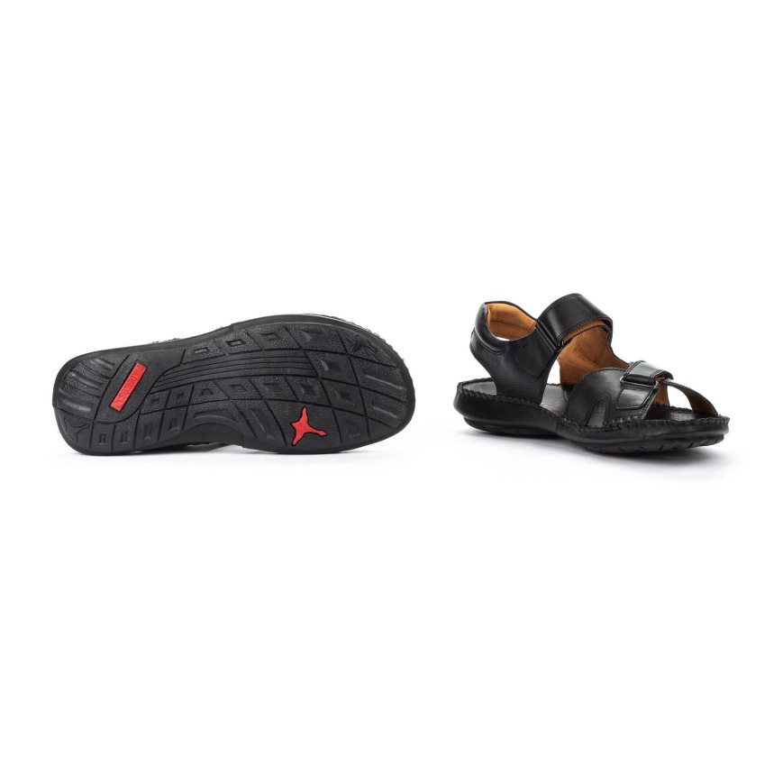 Men's Pikolinos TARIFA Sandals Black | NZ T5210Q9